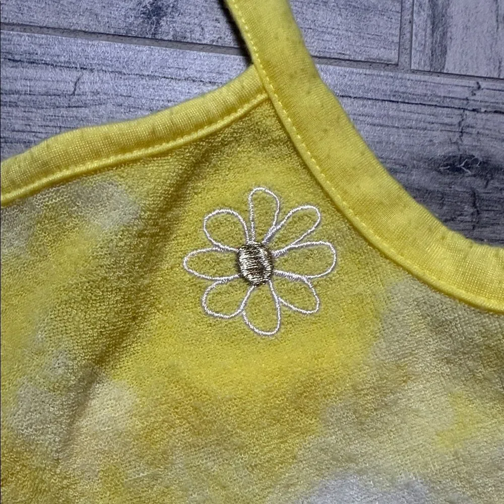 Epic Threads Yellow and White Romper 3T